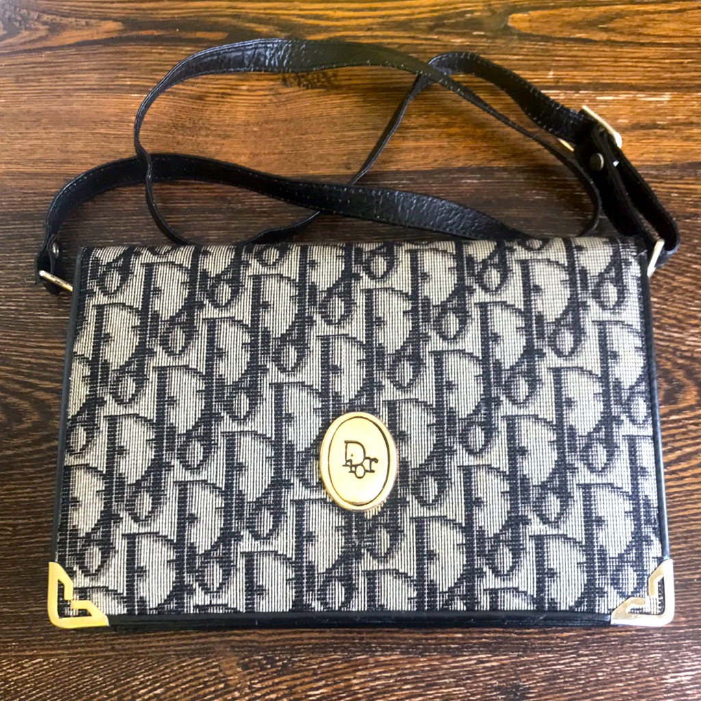 Dior | Bags | Rare Vintage Dior Oblique Shoulder Bag | Poshmark